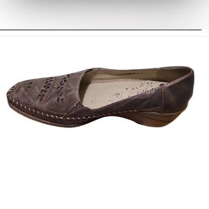 GEO REINO | Dattier | Taupe | Slip On | Stitched | Leather | Shoe | Size 37
